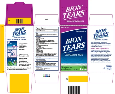 BION TEARS 포장