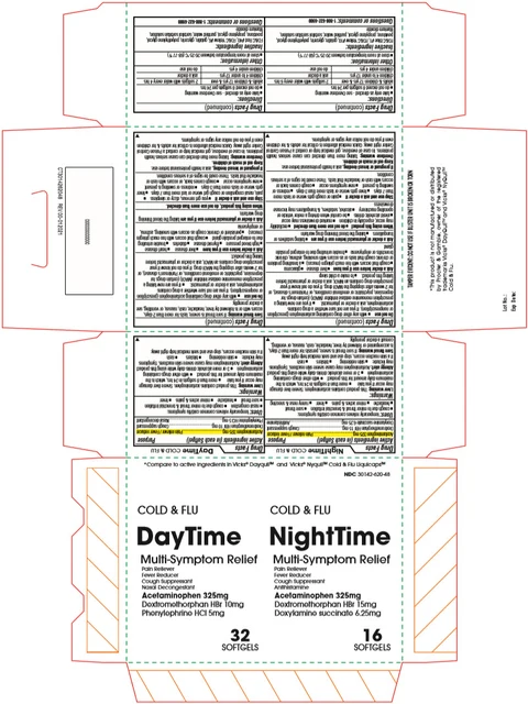 Cold and Flu Daytime/Nighttime 포장