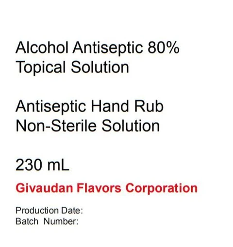 Hand Sanitizer packaging