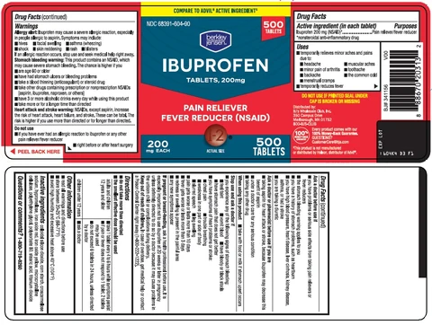 Berkley and Jensen Ibuprofen 포장