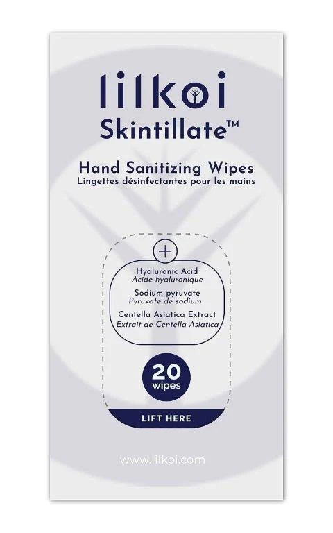 Lilkoi Hand Sanitizing Wipes packaging