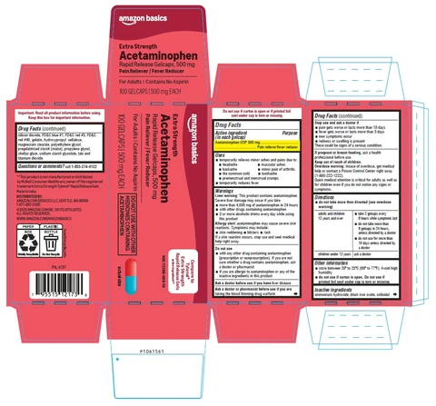 PACKAGE LABEL-PRINCIPAL DISPLAY PANEL 500 mg (24 Gelcaps Container Carton)