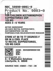 acetaminophenfor children 포장