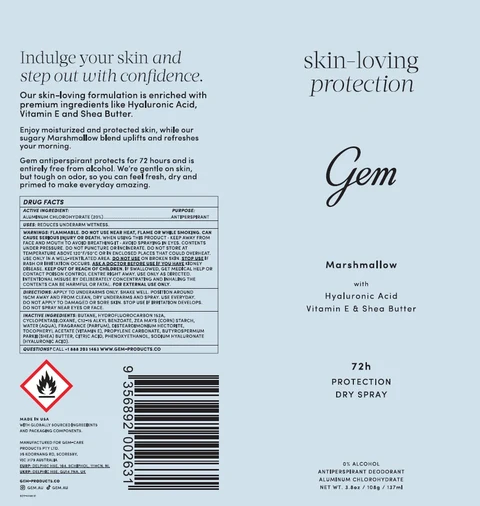 Skin - Loving Antiperspirant Marshmallow 포장