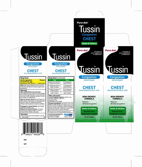Tussin Chest 포장