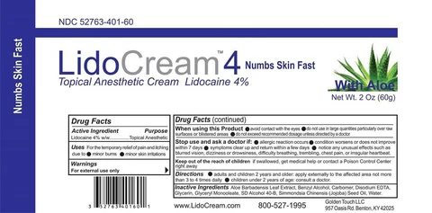 LidoCream 4 packaging
