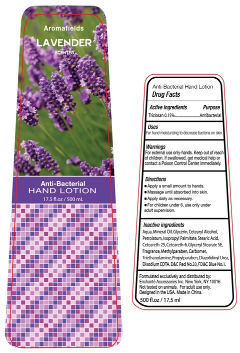 Aromafields Lavender Scented Anti-Bacterial Hand 포장
