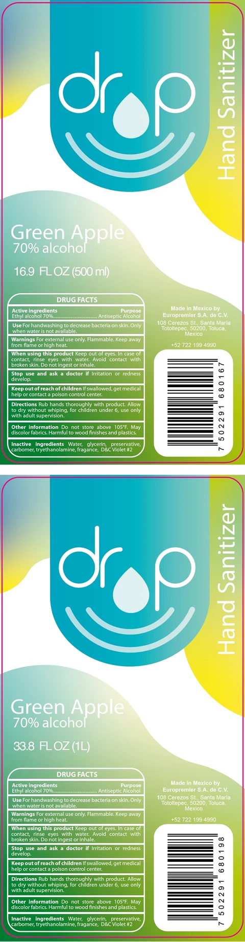 DRP HAND SANITIZER 포장