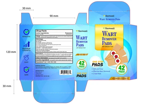 Samsali Wart Remover Pads 포장