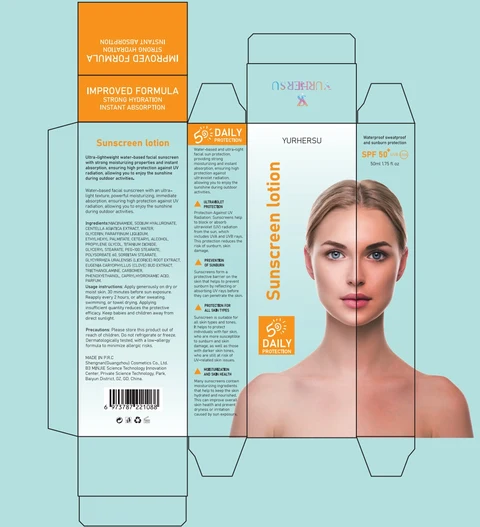 YURHERSU SUNCUT packaging