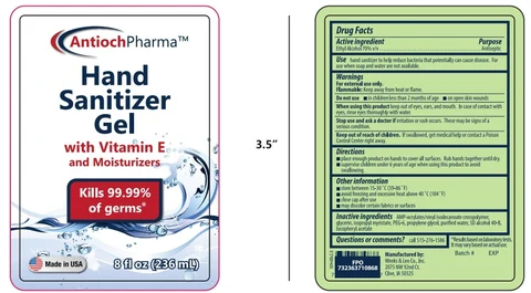 AntiochPharma Rapidgel Hand Sanitizer 포장