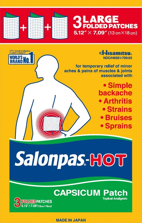SALONPAS-HOT CAPSICUM 포장