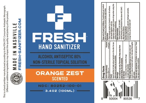Hand Sanitizer packaging