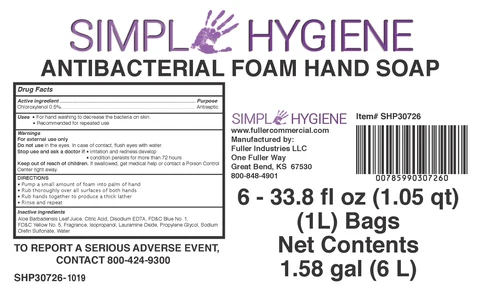 Simple Hygiene Antibacterial Hand 포장