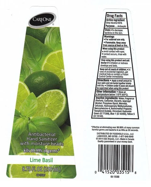 CAREONELIME BASIL packaging