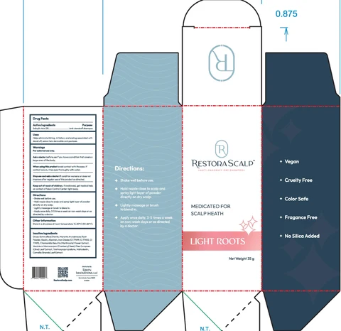 RestoraScalp Anti Dandruff Dry Light Roots 포장