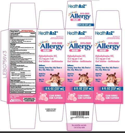 Childrens Allergy Relief packaging