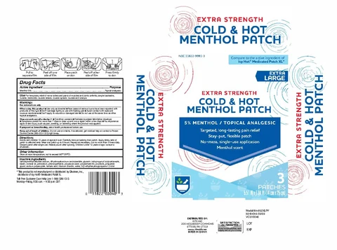 Rite Aid Hot and Cold Back Patch packaging