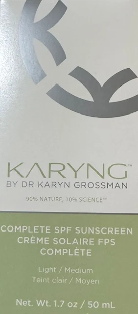 KARYNG Complete SPF SunscreenLight/Medium 포장