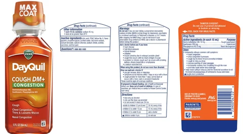 Vicks DayQuilCough DM plus Congestion 포장