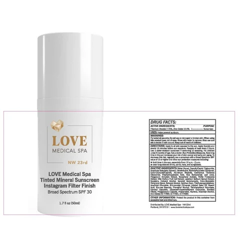 Tinted Mineral Sunscreen Broad Spectrum SPF 30 packaging
