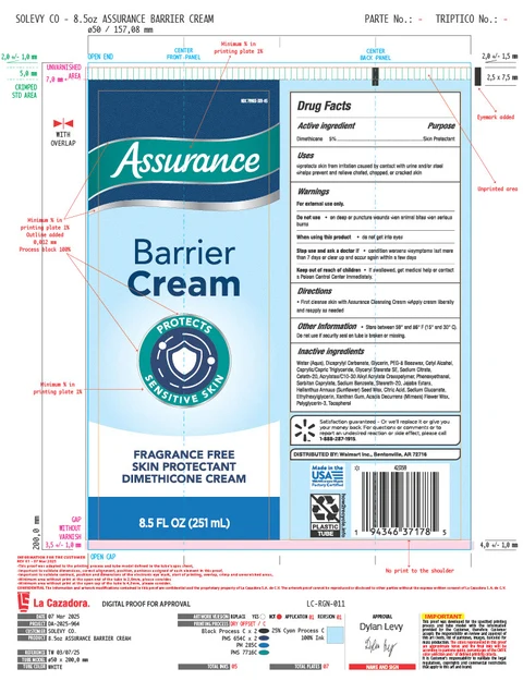 Assurance Barrier Cream 포장