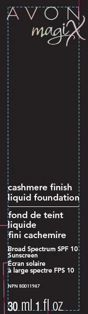 magixCashmere Finish Liquid Foundation 포장