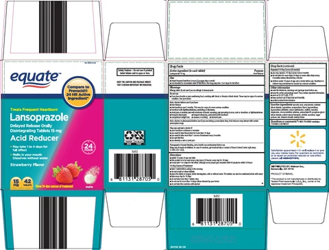 equate lansoprazole packaging