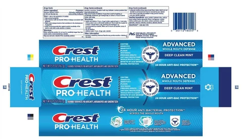 CrestPro Health Advanced Deep Clean Mint 포장