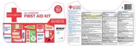 Johnson and Johnson First Aid All Purpose160 CT 포장