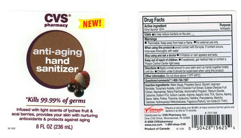 CVS PHARMACYANTI-AGING HAND SANITIZER 포장