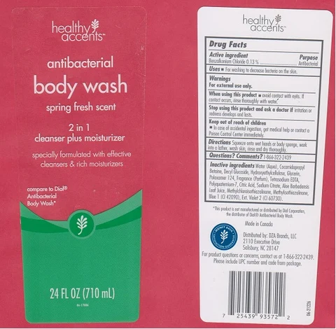 HEALTHY ACCENTS ANTIBACTERIAL WASH 포장