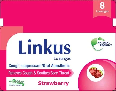 Linkus LozengesCough Suppressant/Oral Anesthetic packaging