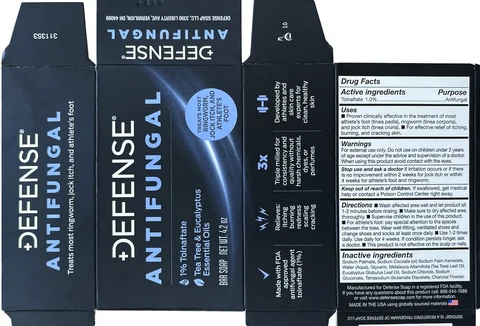 Defense Antifungal Medicated Bar 포장