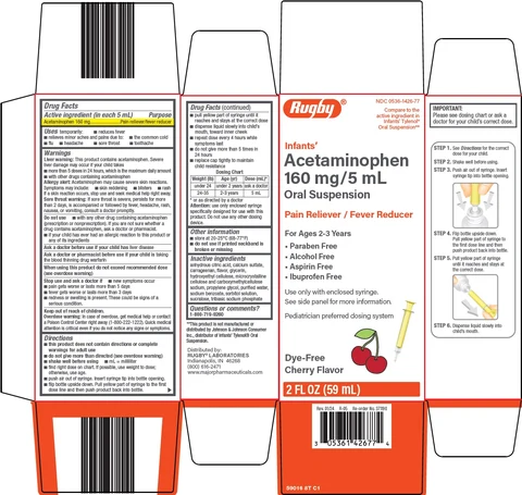 rugby infants acetaminophen 포장