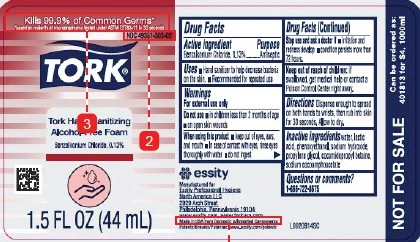 Tork Hand Sanitizing Alcohol-Free Foam 포장